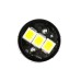 Audew T10 W5W Car 2835 SMD LED Side Marker Lights Parking Interior Bulbs Canbus Error Free 2.7W 4882K Xenon White 10Pcs