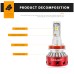 Autoleader Car LED Headlight U101 H4/H8/H11 6500K 6000LM Fog Lamps LUMILEDS-MZ Chip Headlamp