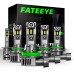 FATEEYE A700-F11 2PCS 20000LM Car Headlight LED Bulbs 70W 6500K White Light Mini Size IP68 Waterproof For Car Headlight Modification