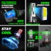 FATEEYE A700-F1 DC 9V-18V Car LED Headlight Bulbs 10000LM/ Pair for Car Modification 6500K Front LED Headlamp High Low Beam