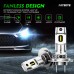 FATEEYE A700-F8 H7 6500K 2PCS 50W Car Headlight LED Bulbs 10000LM Waterproof 12V-24V LED Front Headlamp White Light