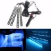 GLIME 12V 48LED 5050smd Car Decorative Atmosphere Light Strips SUV Interior Footwell Neon Lamp