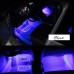 GLIME 12V 48LED 5050smd Car Decorative Atmosphere Light Strips SUV Interior Footwell Neon Lamp