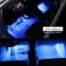 GLIME 12V 48LED 5050smd Car Decorative Atmosphere Light Strips SUV Interior Footwell Neon Lamp