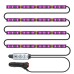 GLIME 12V 48LED 5050smd Car Decorative Atmosphere Light Strips SUV Interior Footwell Neon Lamp