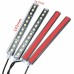 GLIME 12V 48LED 5050smd Car Decorative Atmosphere Light Strips SUV Interior Footwell Neon Lamp