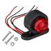 Mini Car Side Marker Lights Outline Lamps Waterproof Red White Universal Truck Trailer Caravan Lorry Van 12V 24V