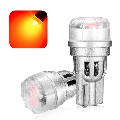 NOVSIGHT 12V T10 Pair Car LED Light Bulbs 2W Tail Light Bulbs 188LM High Brightness 3020SMD for Turn Signal Lights