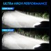 NOVSIGHT A500-N60 2PCS 40000LM/Pair Car Headlight LED Bulbs High/Low Beam Kit 6500K Headlamp IP68 Waterproof White Light