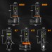 NightEye Auto Lighting A315-S7 A Pair 20000LM 6500K LED Car Headlight Bulbs 70W Auto Headlamp IP68 Waterproof  for Modification Cars