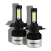 Nighteye A315-S2 DC 9V-32V Pair LED Car Headlights 6500K Cool White 9000LM/ Pair LED Headlamp IP68 Waterproof High Low Beam