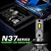 NovSight A500-N37 DC9-32V LED Headlight 22000LM LED Car Lights Bulbs 6500K High & Low Beam 120W/Pair Super Bright