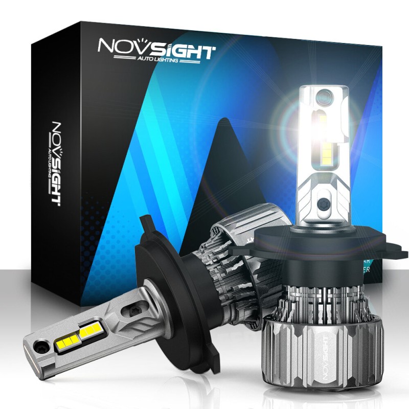 NovSight A500-N50 2PCS 70W Car LED Headlights Bulbs H1 H3 H4 H7 H11 H13 9005 9006 9007 9012 Fog Lamps 15000LM 6500K