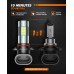 SEALIGHT F1 Pair 4W 380LM Car LED Headlight Blubs 6000K Cool White IP67 Waterproof LED Fog Light Bulbs