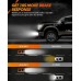 SEALIGHT F1 Pair 4W 380LM Car LED Headlight Blubs 6000K Cool White IP67 Waterproof LED Fog Light Bulbs