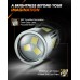 SEALIGHT F1 Pair 4W 380LM Car LED Headlight Blubs 6000K Cool White IP67 Waterproof LED Fog Light Bulbs