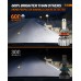 SEALIGHT S6 Pair 36000 Lumens LED Car Headlight Bulbs Front Fog Lamp 6500K Cool White Hi Low Beamwith Cooling Fan