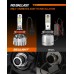 SEALIGHT S6 Pair 36000 Lumens LED Car Headlight Bulbs Front Fog Lamp 6500K Cool White Hi Low Beamwith Cooling Fan