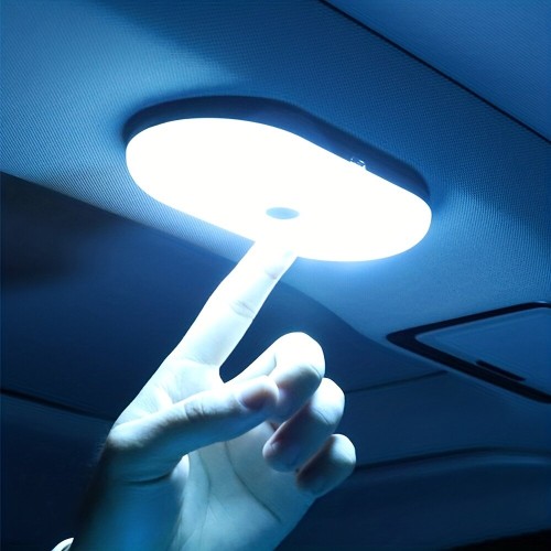 USB Rechargeable Car Reading Light LED Interior Light Car Mounted Ceiling Indoor Rear Interior Touch Lighting