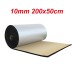 0.5x2Mx10mm Aluminum Foil Cotton Car Soundproofing Insulation Mat Proofing Deadener Heat Noise Insulation Deadening Mat