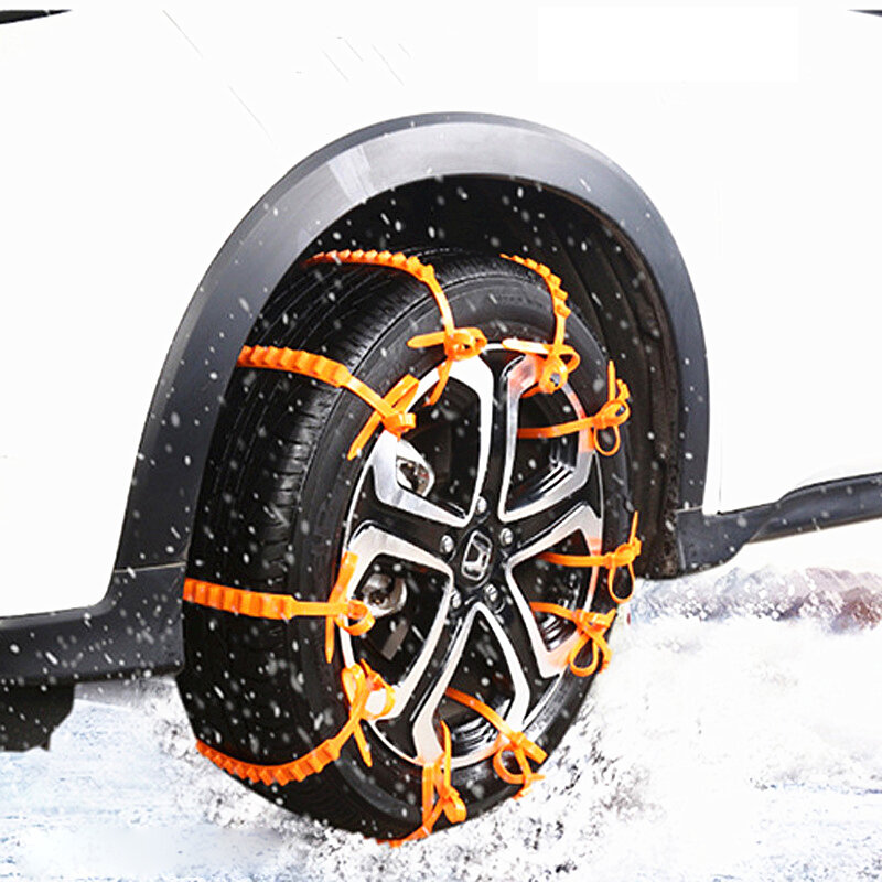 10Pcs Car Winter Tire Wheels Snow Chains Snow Tire Anti-skid Chains Wheel Tyre Cable Belt Winter Outdoor Emergency Chain