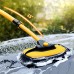 Car Cleaning Wash Brush Telescoping Long Handle Cleaning Mop Chenille Broom Flexible Bendable Adjustable Length Car Clean Brush