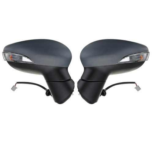 Car Door Wing Mirror Indicator Driver Passenger Side Manual Fold Left / Right For Ford Fiesta 09-17