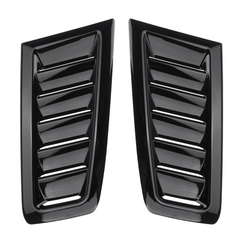 Car RS Style Bonnet Vents Universal Glossy BlackFor Ford Focus MK2
