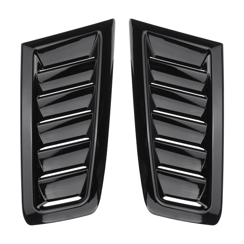 Car RS Style Bonnet Vents Universal Glossy BlackFor Ford Focus MK2