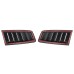 Car RS Style Bonnet Vents Universal Glossy BlackFor Ford Focus MK2