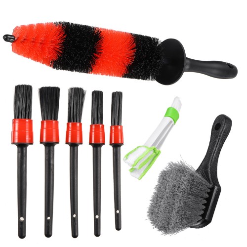 Dirt Dust Brush Car Cleaning Detailing Brush Set for Car Motorcycle Interior Exterior Leather Air Vents Clean