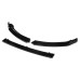 Glossy Black Front Bumper Lip Spoiler Trim 3PCS For VW Golf MK7 MK7.5 2014-2017