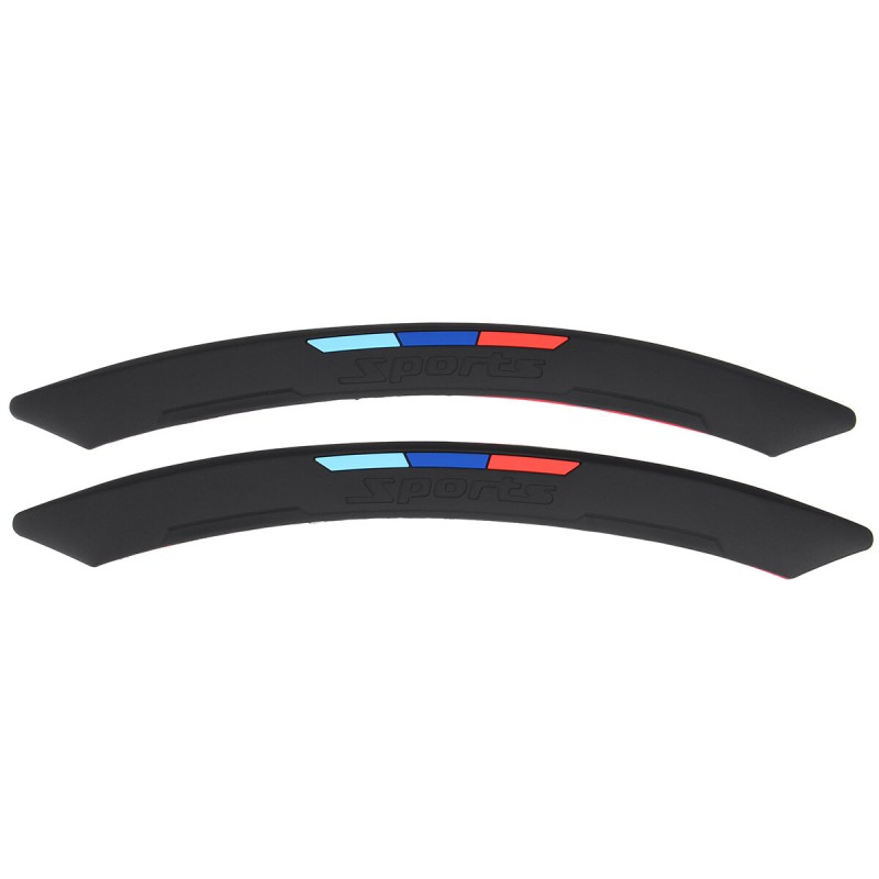 M-Color Sport Wheel Eyebrow Arch Lips Fender Guard Protector Strip Trim Universal