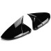 Mirror Cover Upgrade - Enhance Your Ride with Horned Mirrors for Volkswagen Golf MK7 MK7.5 GTI GTD R