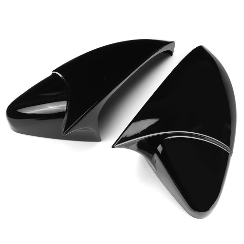 Mirror Cover Upgrade - Enhance Your Ride with Horned Mirrors for Volkswagen Golf MK7 MK7.5 GTI GTD R