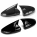 Pair Rear View Mirror Cap Cover Direct Add-On Left & Right For VW Golf MK6 GTI GTD R 2009-2013