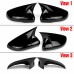 Pair Rear View Mirror Cap Cover Direct Add-On Left & Right For VW Golf MK6 GTI GTD R 2009-2013