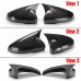 Pair Rear View Mirror Cap Cover Direct Add-On Left & Right For VW Golf MK6 GTI GTD R 2009-2013