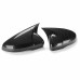 Pair Rear View Mirror Cap Cover Direct Add-On Left & Right For VW Golf MK6 GTI GTD R 2009-2013