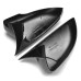 Pair Rear View Mirror Cap Cover Direct Add-On Left & Right For VW Golf MK6 GTI GTD R 2009-2013