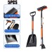 Snow Shovel For Cars Detachable Expandable Window Glass Snow Cleaner Snow Scraper Brush Car-Mounted Cleaning Tool