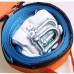 8Tons Car Towing Rope Strape Cable With U Hooks Shackle High Strength Nylon With Reflective Light For Car Truck Trailer SUV