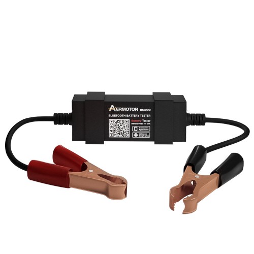 BM300  AERMOTOR 12V Car Battery Tester bluetooth  Android & iOS  Car Battery Detector Monitor The Car