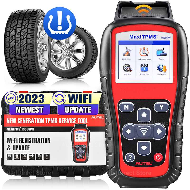 [EU Direct] Autel MaxiTPMS TS508WF TPMS Tool Sensor Progarmming/ Relearn/ Activate TPMS Reset Read/Clear TPMS DTCs