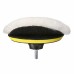 MATCC 4pcs 6 Inch Polishing Buffer Pad Polishing Bonnets Lambs Wool With M14 Drill Adapter