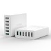 BlitzWolf® BW-S15 60W 6-Ports USB Charger Dual QC3.0 Desktop Charging Station Smart Charger EU Plug Adapter