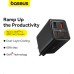 [GaN Tech] Baseus GaN6 Pro 65W 4-Port USB Charger 2USB-A+2USB-C Fast Charging Wall Charger Adapter EU Plug with 100W Type-C to Type-C 1M Cable
