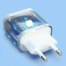 PD20W 1-Port USB PD Charger 20W USB-C Fast Charging Wall Charger Adapter EU Plug with Type-C to Type-C Cable
