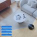 Proscenic M9 Robot Vacuum Cleaner with Self-Empty Base 4500pa Suction, 3 Suction Levels 4L Dust Bag Capacity 250ml Water Tank 5200mAh Battery 180Mins Runtime APP Control