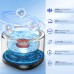 Ultrasonic Cleaner for Dentures, Invisalign, Mouth Guard, Aligner, Whitening Trays, 43kHz 180ML Portable Ultrasonic Jewelry Cleaner Ultrasonic Retainer Cleaner for Home and Travel Use